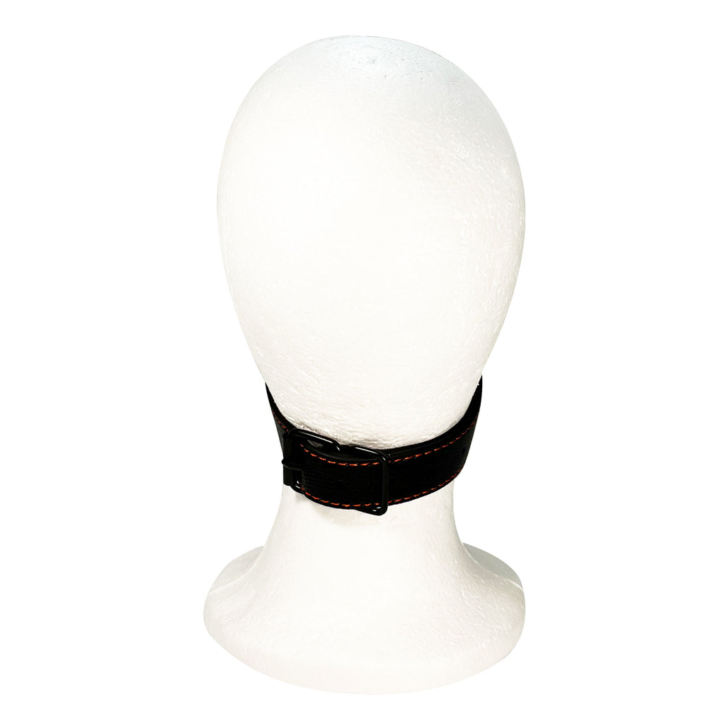 Silicone Sex Bar Mouth Gag by Fetish Pleasure Play in Black