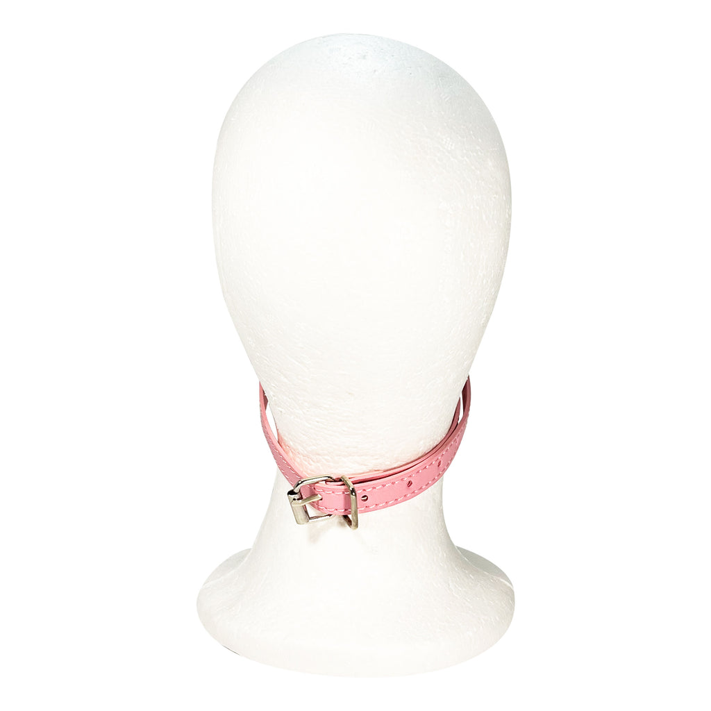 Rubber Ball Gag by Fetish Pleasure Play in Black and Pink