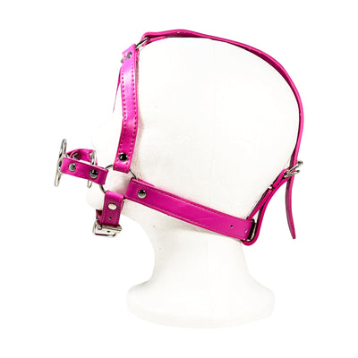 Open Mouth O-Ring Gag by Fetish Pleasure Play in Pink