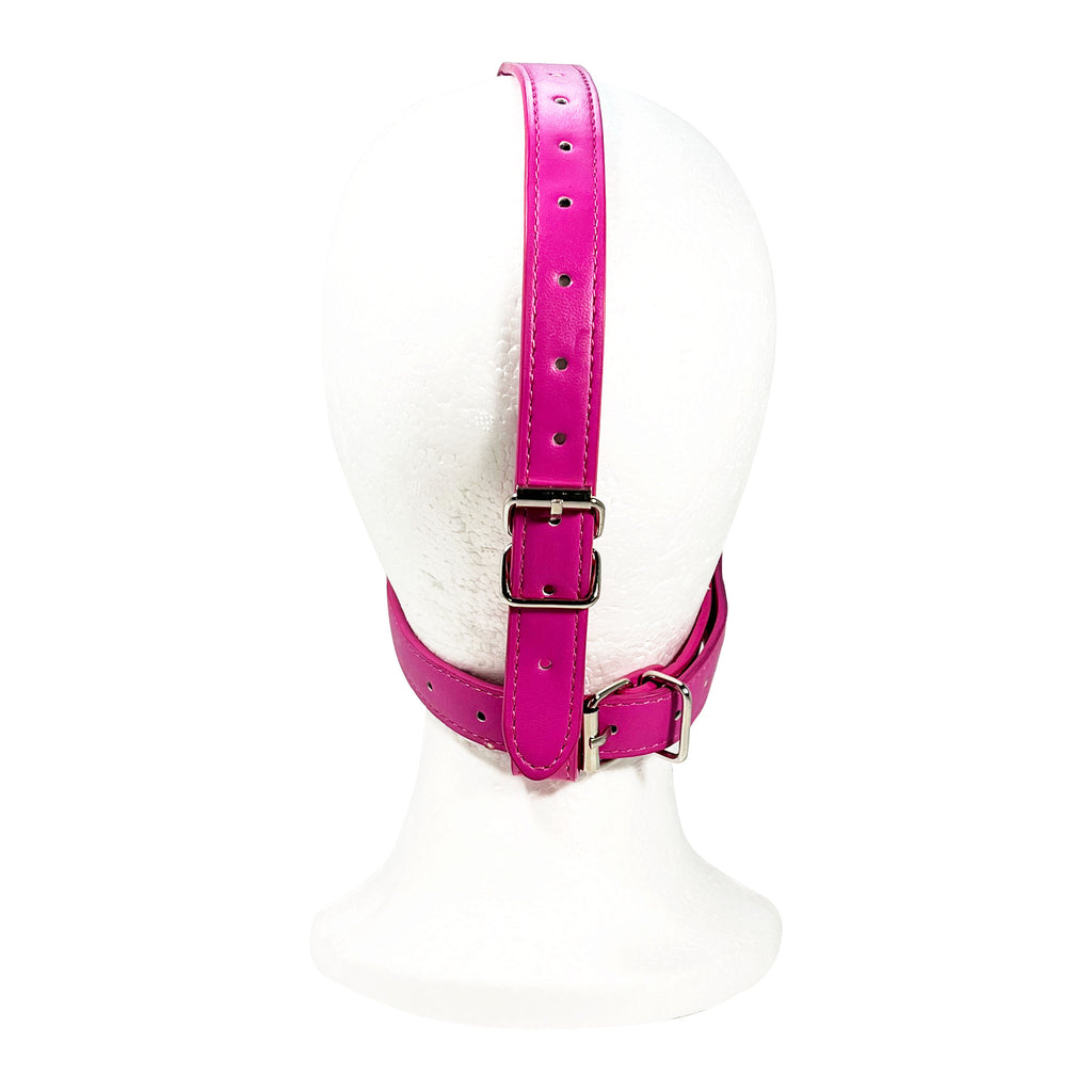 Open Mouth O-Ring Gag by Fetish Pleasure Play in Pink