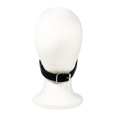 Silicone Heart Mouth Gag by Fetish Pleasure Play in Pink and Black