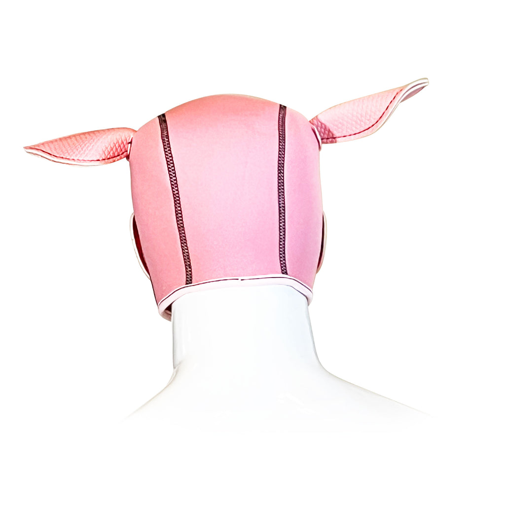Pink Pig Neoprene Confining Hood by Fetish Pleasure Play