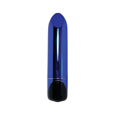 Glitter Gems Lipstick Bullet Vibrator in Blue