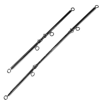 Stainless Steel Spreader Bar with O-Rings by Fetish Pleasure Play