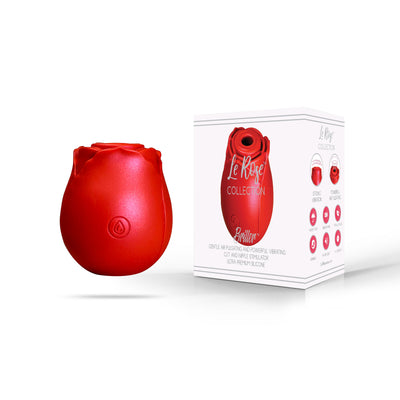 Le Rose Briller Air Pulse Clitoral Vibe in Red Pearl