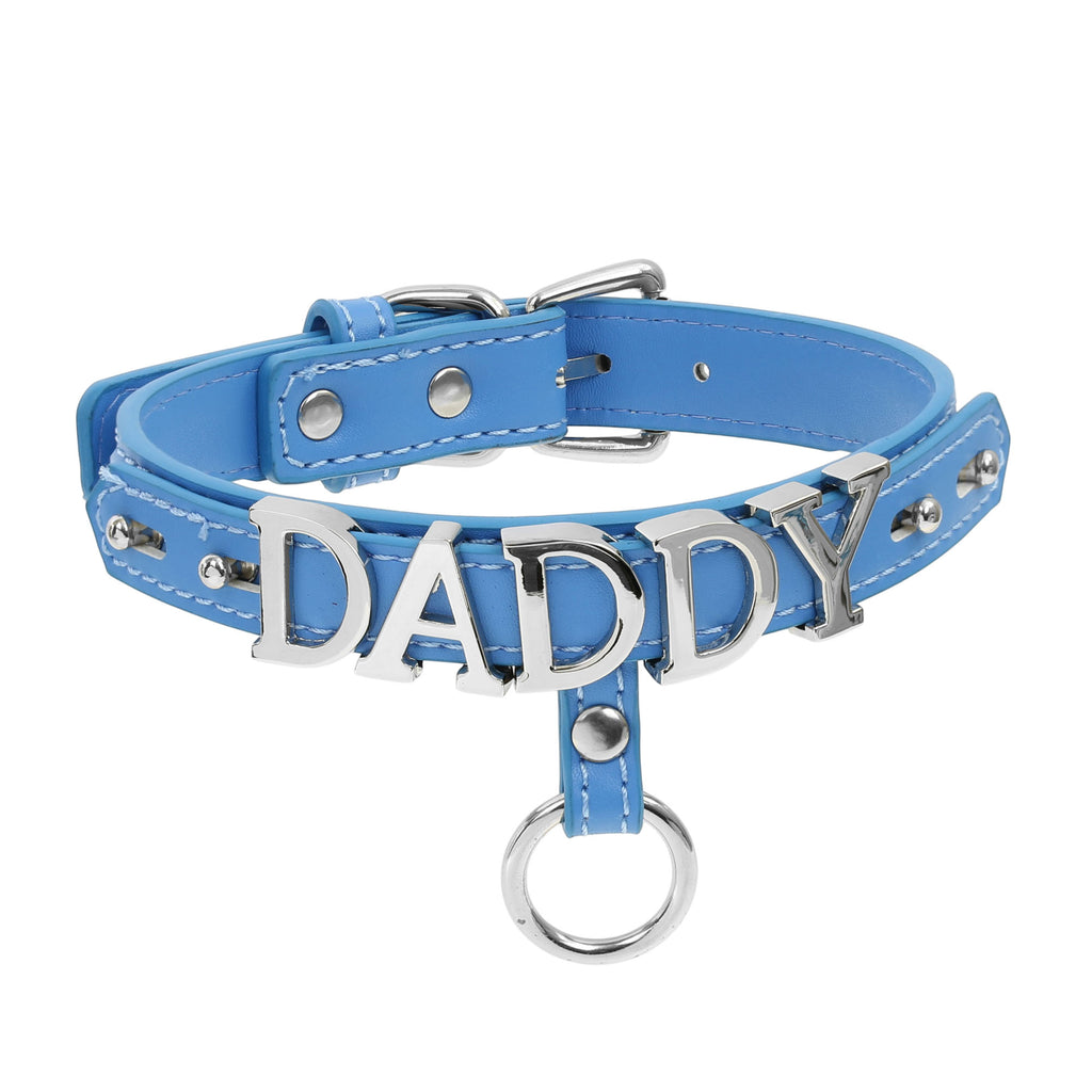 Daddy Leather Collar by Fetish Pleasure Play