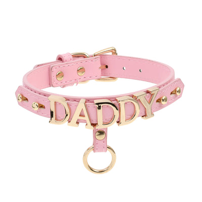 Daddy Leather Collar by Fetish Pleasure Play