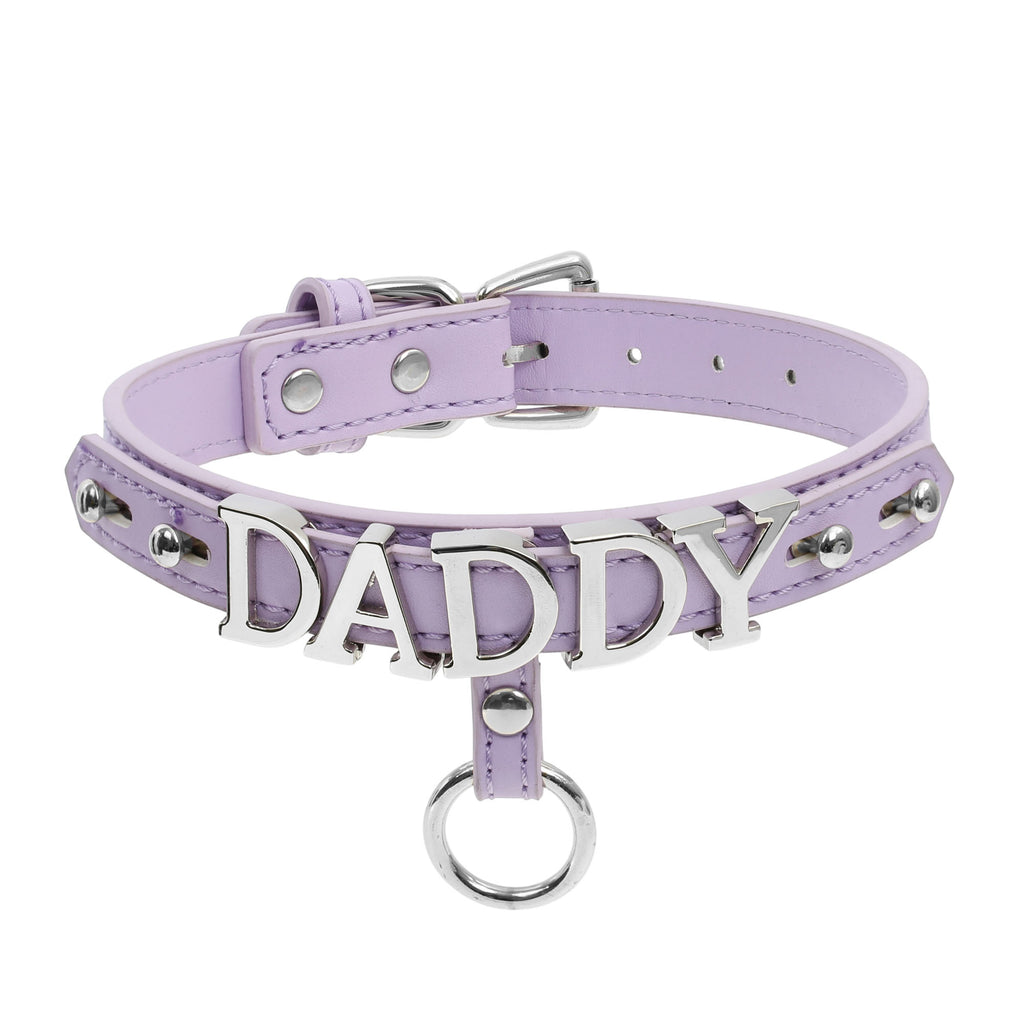 Daddy Leather Collar by Fetish Pleasure Play