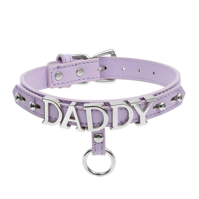 Daddy Leather Collar by Fetish Pleasure Play