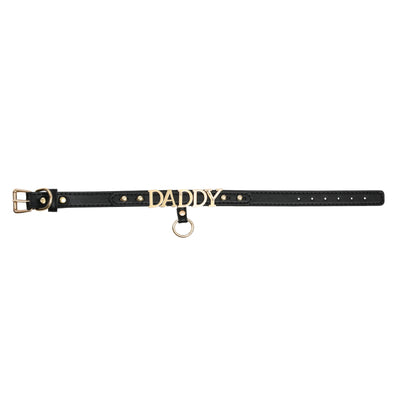 Daddy Leather Collar by Fetish Pleasure Play