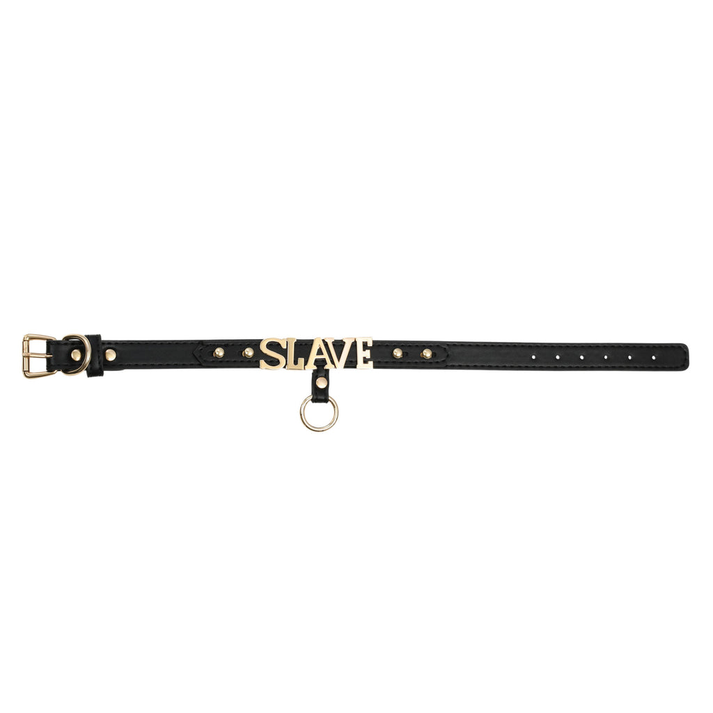 Slave Leather Collar by Fetish Pleasure Play
