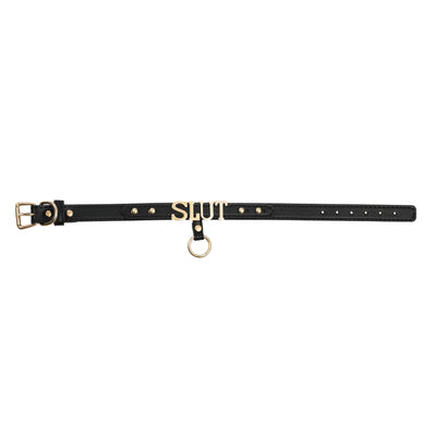 Slut Leather Collar by Fetish Pleasure Play