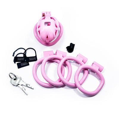 Pink ABS Cock Cage by Fetish Pleasure Play