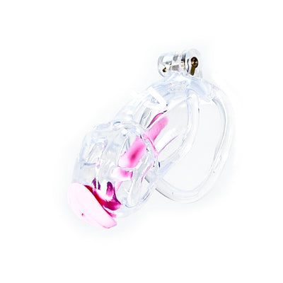 Clear ABS Locking Cock Cage by Fetish Pleasure Play