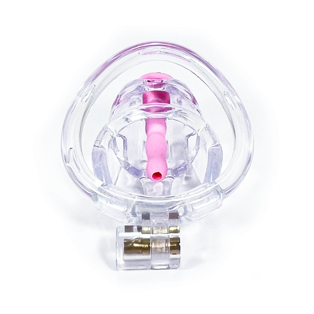 Clear ABS Locking Cock Cage by Fetish Pleasure Play