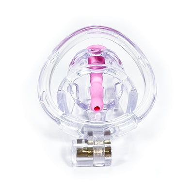 Clear ABS Locking Cock Cage by Fetish Pleasure Play