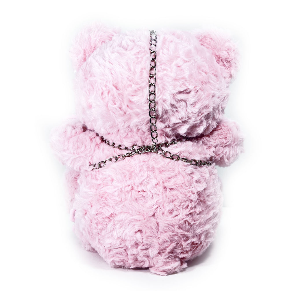 Plush Bondage Teddy Bear by Fetish Pleasure Play in Pink