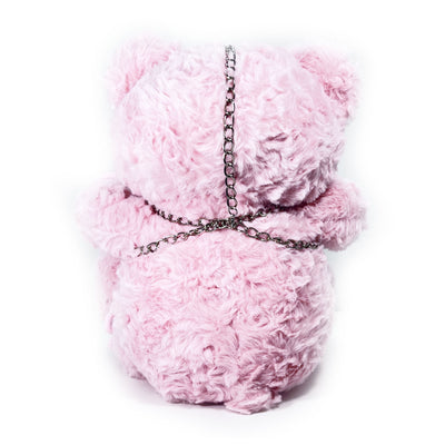 Plush Bondage Teddy Bear by Fetish Pleasure Play in Pink