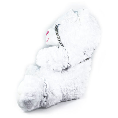 Plush Bondage Teddy Bear by Fetish Pleasure Play in White