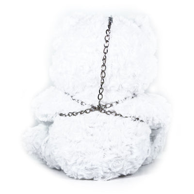 Plush Bondage Teddy Bear by Fetish Pleasure Play in White
