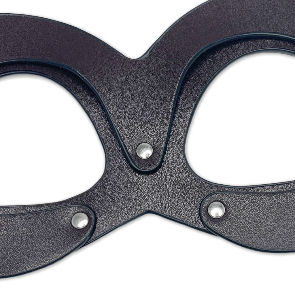 Pussy Cat Mask in Brown Vegan Leather by Fetish Pleasure Play