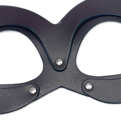 Pussy Cat Mask in Brown Vegan Leather by Fetish Pleasure Play