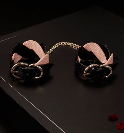 Luxe Bondage Box Set in Pink & Black Twist by Fetish Pleasure Play