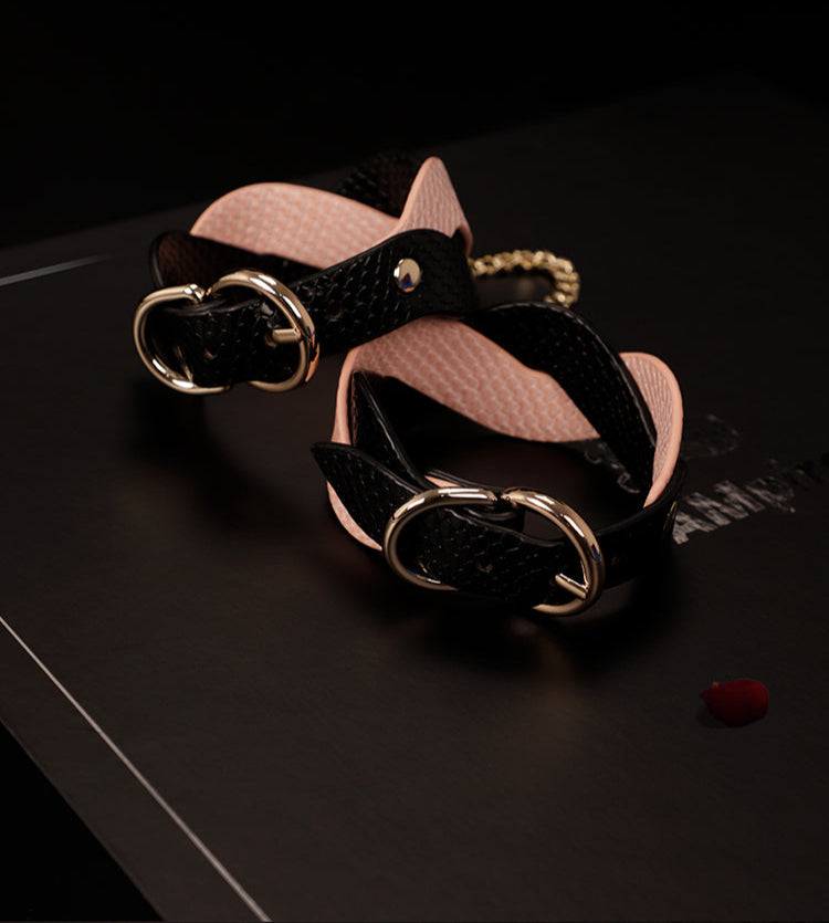 Luxe Bondage Box Set in Pink & Black Twist by Fetish Pleasure Play