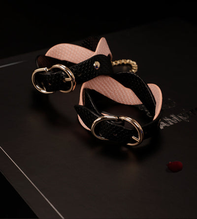 Luxe Bondage Box Set in Pink & Black Twist by Fetish Pleasure Play