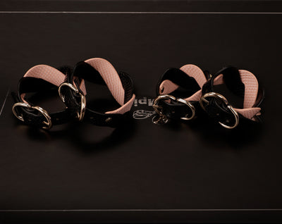 Luxe Bondage Box Set in Pink & Black Twist by Fetish Pleasure Play