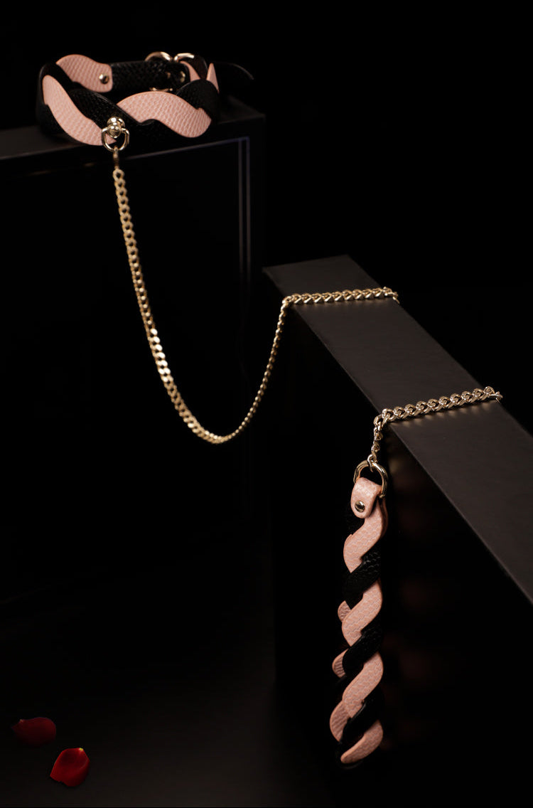 Luxe Bondage Box Set in Pink & Black Twist by Fetish Pleasure Play