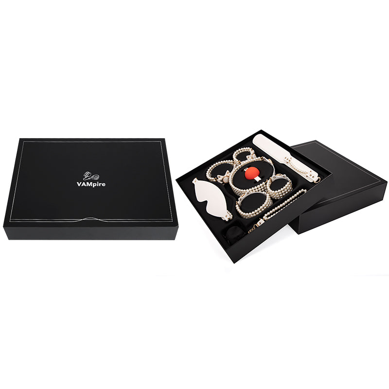 Luxe Bondage Box Set in White Pearl by Fetish Pleasure Play