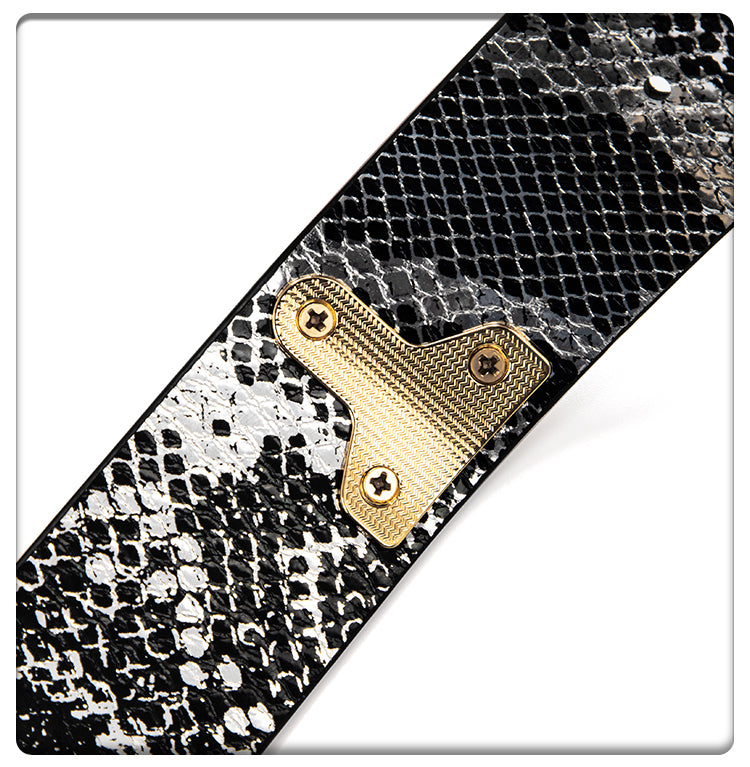 Luxe Bondage Box Set in Black & Silver Snakeskin by Fetish Pleasure Play