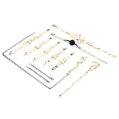 Luxe Bondage Box Set in Champagne Hologram by Fetish Pleasure Play