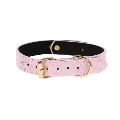 Pink Faux Snakeskin Clasp Collar by Fetish Pleasure Play
