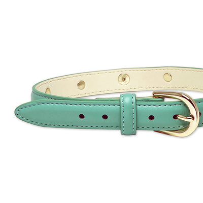 Aqua Bejeweled Collar by Fetish Pleasure Play