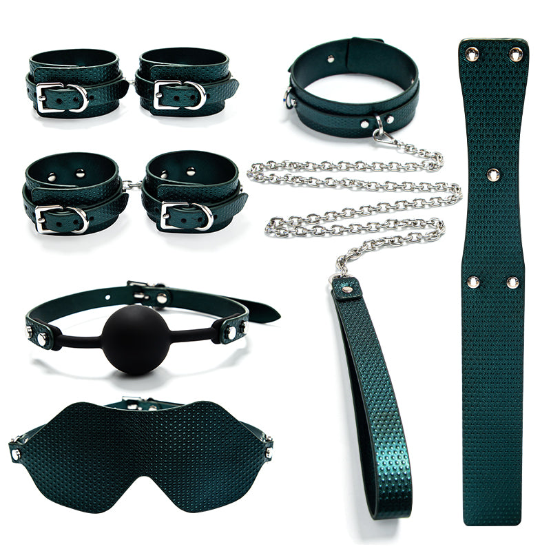 Luxe Bondage Box Set in Emerald by Fetish Pleasure Play