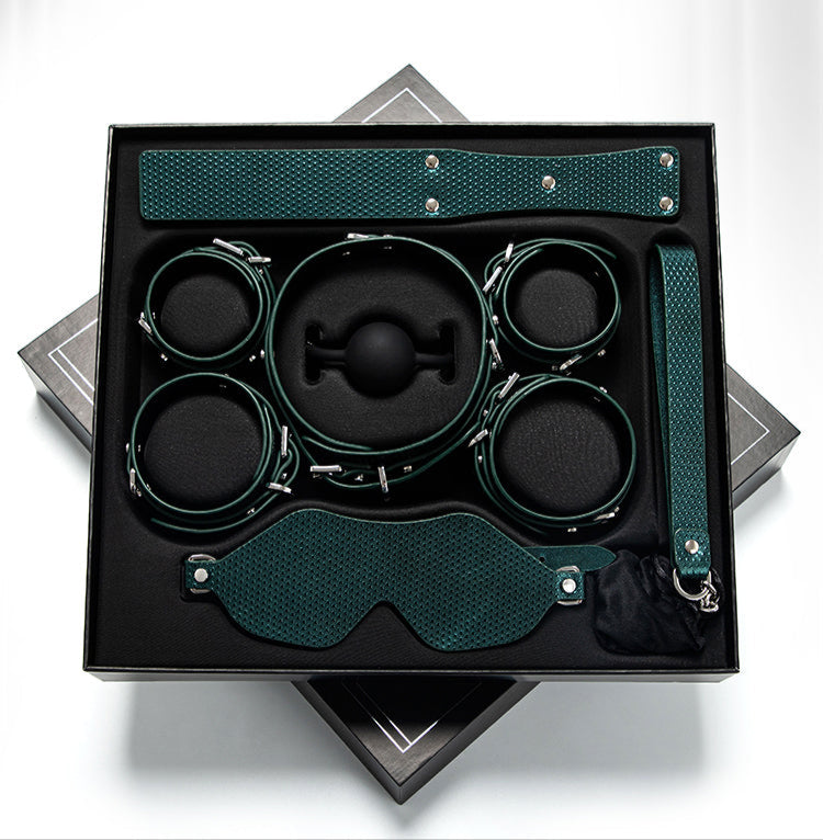 Luxe Bondage Box Set in Emerald by Fetish Pleasure Play