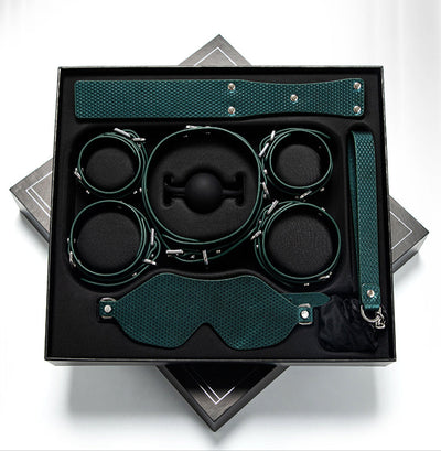 Luxe Bondage Box Set in Emerald by Fetish Pleasure Play