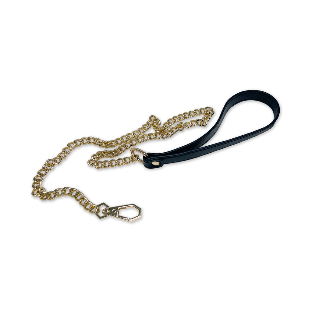 Deluxe Black Leather Pussy Cat Bondage Set with Case by Fetish Pleasure Play