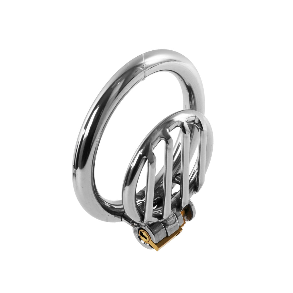 Grill Grate 15mm Flat Chastity Cage Cock Cage by Metal Pleasure Play