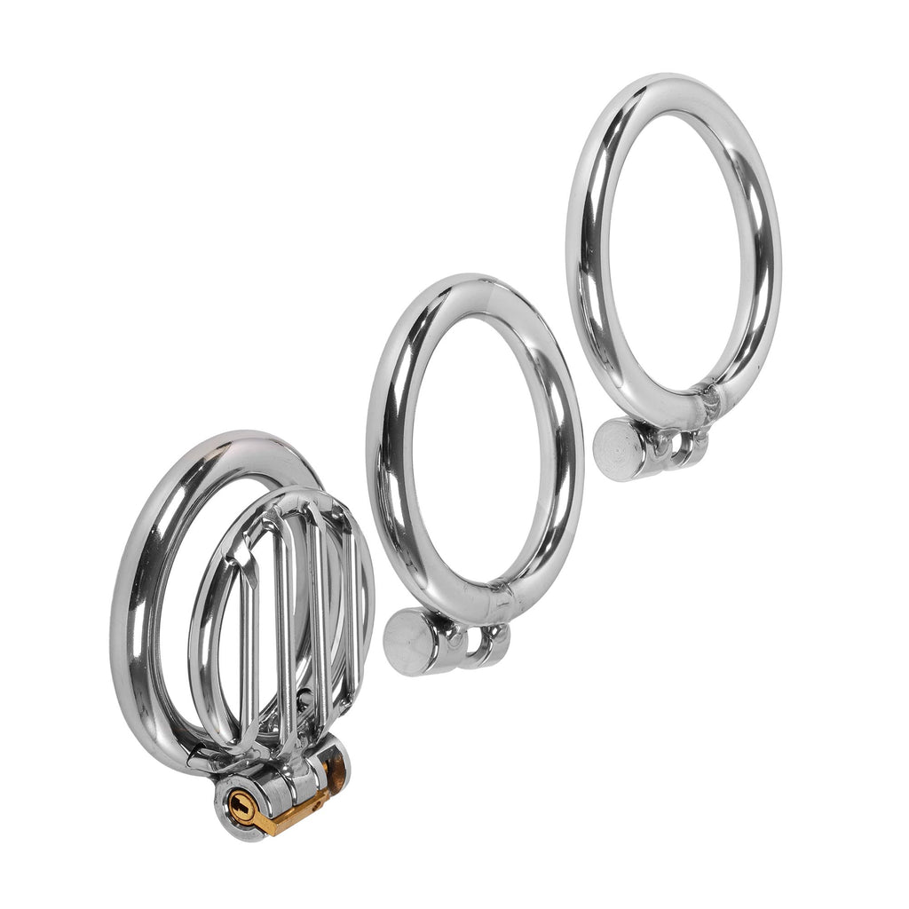 Grill Grate 15mm Flat Chastity Cage Cock Cage by Metal Pleasure Play