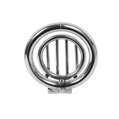 Grill Grate 15mm Flat Chastity Cage Cock Cage by Metal Pleasure Play