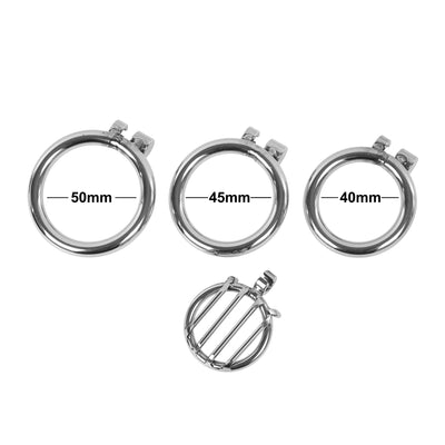 Grill Grate 15mm Flat Chastity Cage Cock Cage by Metal Pleasure Play