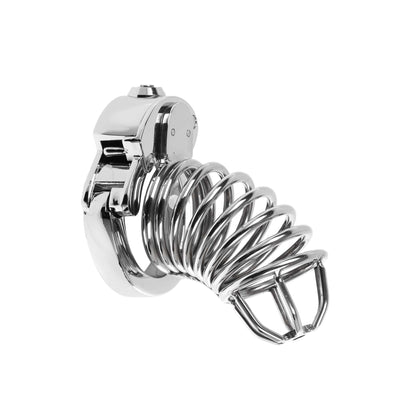 Wire Cage Adjustable Ring Metal Cock Cage by Metal Pleasure Play