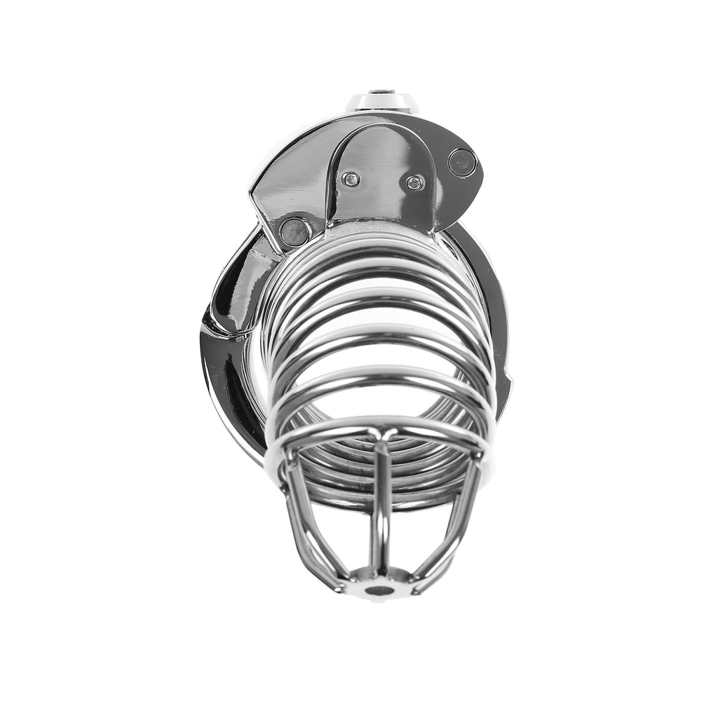 Wire Cage Adjustable Ring Metal Cock Cage by Metal Pleasure Play