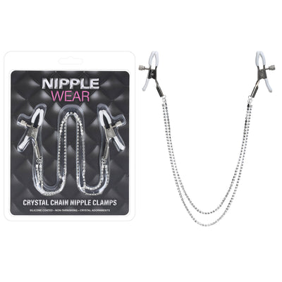 Double Crystal Chain Nipple Clamps by Nipple Wear