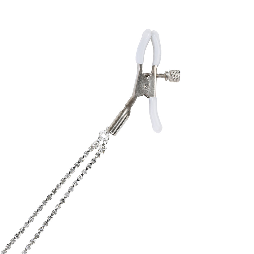Double Crystal Chain Nipple Clamps by Nipple Wear