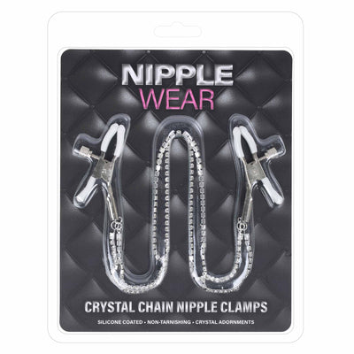 Double Crystal Chain Nipple Clamps by Nipple Wear