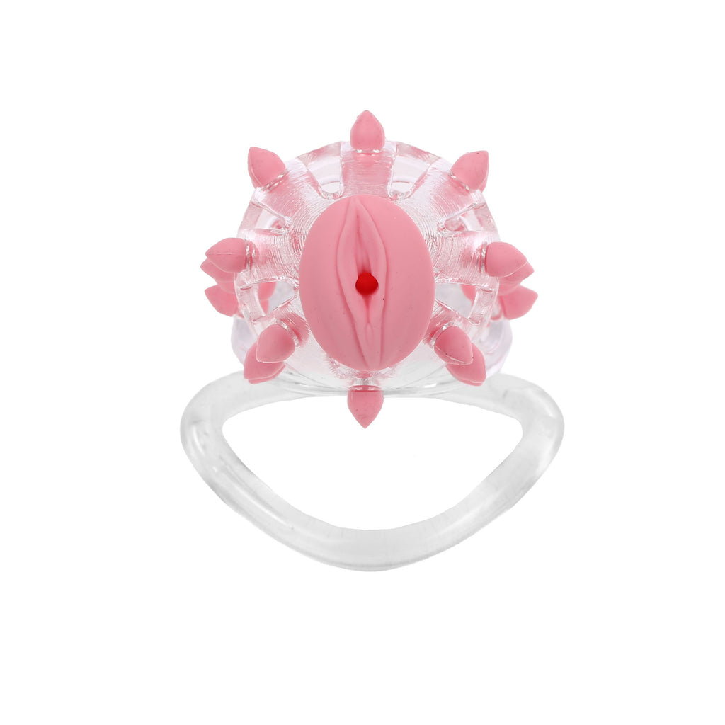 Studly Clear Sissy Chastity Cage with Plug by Fetish Pleasure Play
